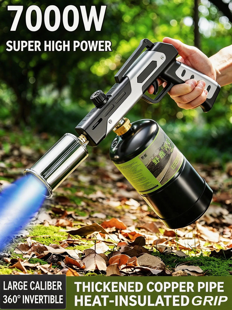 Kitchen Torch High Heat Adjustable Flame Handheld Butane Welding