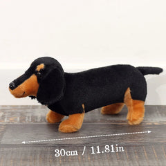 Dachshund Sausage Dog Plush Toy – Soft Stuffed Animal, 30cm