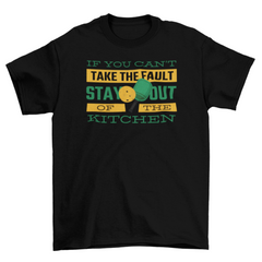 Pickleball “Stay Out of the Kitchen” Quote T-Shirt