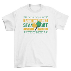 Pickleball “Stay Out of the Kitchen” Quote T-Shirt