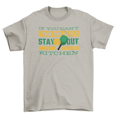 Pickleball “Stay Out of the Kitchen” Quote T-Shirt