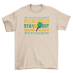 Pickleball “Stay Out of the Kitchen” Quote T-Shirt