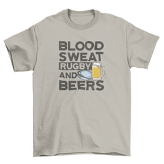 Blood Sweat Rugby and Beers t-shirt