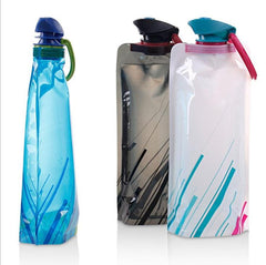 Foldable Hydration Water Bottle – 700ml Lightweight Collapsible Water Bag for Hiking & Camping