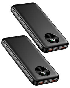 (2-Pack)  22.5W Quick Charge 10000mAh Power Bank with USB-C