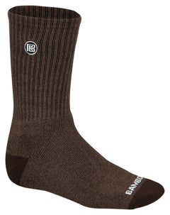 Bamboo Rayon Crew Socks, 3- or 6-Pair Pack
