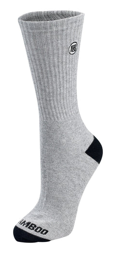 Bamboo Rayon Crew Socks, 3- or 6-Pair Pack