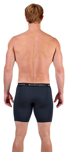 Men's Bamboo Rayon Boxer Briefs, 6-Inch Inseam, 4-Pack
