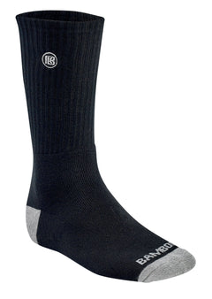 Bamboo Rayon Crew Socks, 3- or 6-Pair Pack