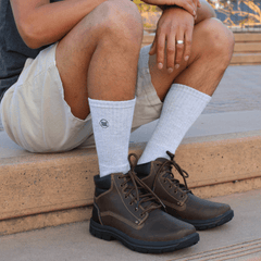Bamboo Rayon Crew Socks, 3- or 6-Pair Pack