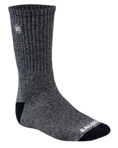 Bamboo Rayon Crew Socks, 3- or 6-Pair Pack