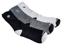 Bamboo Rayon Crew Socks, 3- or 6-Pair Pack