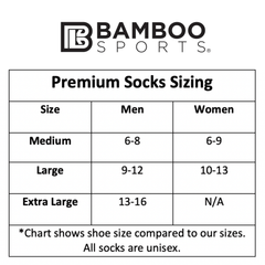 Bamboo Rayon Crew Socks, 3- or 6-Pair Pack