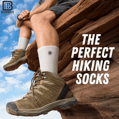 Bamboo Rayon Crew Socks, 3- or 6-Pair Pack