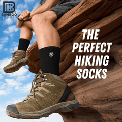Bamboo Rayon Crew Socks, 3- or 6-Pair Pack