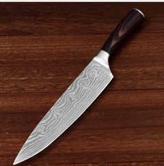 Damascus Chef Knife, Slicing Knife, Stainless Steel
