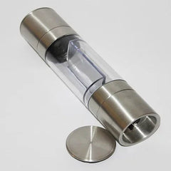 2-in-1 Salt & Pepper Grinder — Single Mill, Dual Chamber