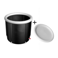 Tub with white lid