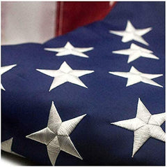 American Flag Outdoor Heavy Duty – Embroidered Stars, Brass Grommets, UV Resistant