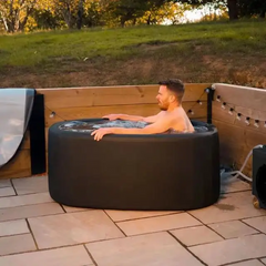 Tub with a dude inside