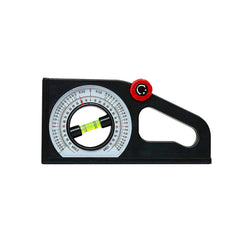 Black clinometer with a clear background