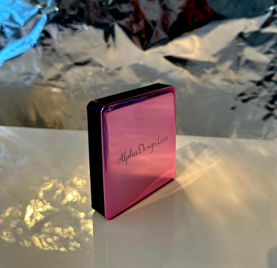 AlphaDesignLuxe Latest 2024 Magnetic Power Bank Fast Charging 5000mAh Wireless Mag-Safe Charger Portable Battery Pack for Mobile Devices Cell Phones Smartphones iPhone Android Samsung (Pink Panther)