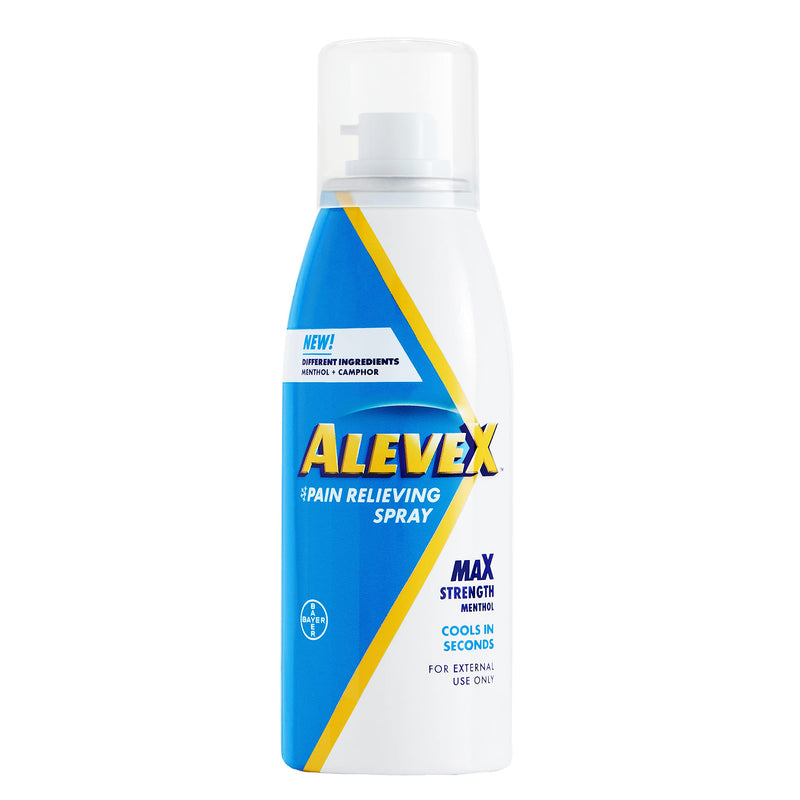 AleveX Pain Relieving Dry Spray 3.2 oz – Pack of 3