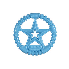 Caitec Hero American Pride Series Soft Rubber Ring Dog Toy – Large, Blue | Made in USA
