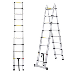 3.2M Telescopic Aluminium Multipurpose Ladder Extension Alloy