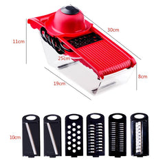 Multifunction Kitchen Slicer with 6 Blades