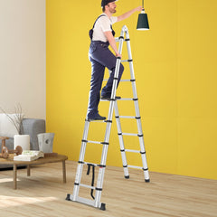 3.2M Telescopic Aluminium Multipurpose Ladder Extension Alloy