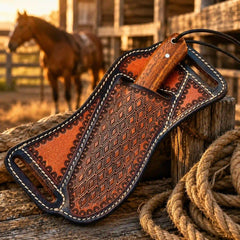Buckaroo Rasp Steel Knife with Rosewood Handle